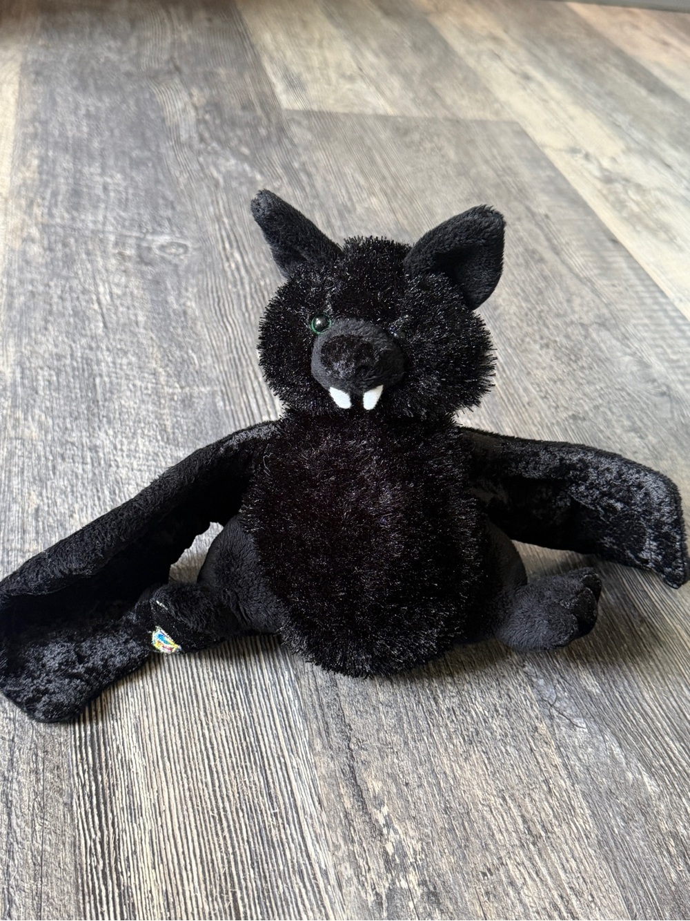 Ganz Webkinz Collector Black Bat Plush Halloween Stuffed Animal Retired Goth